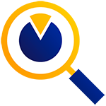 Illustration of a magnifying glass.